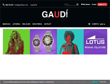 Tablet Screenshot of gaudiman.com